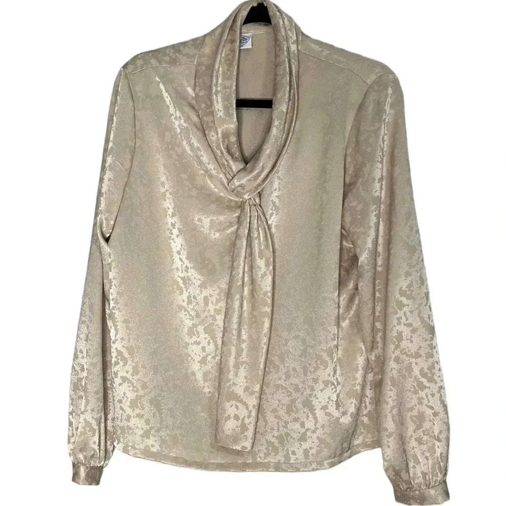 Vintage NA MA of California Gold Blouse - Picture 4 of 7